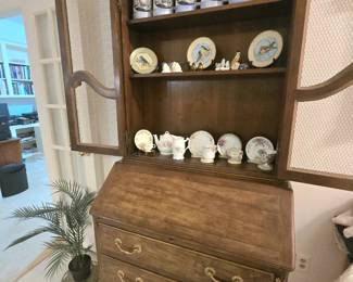 Secretary/chest/China Cabinet/Display Cabinet with mesh front.  