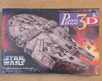Unopened Star Wars Millennium Falcon Puzz 3D ... still in shrink wrap! 