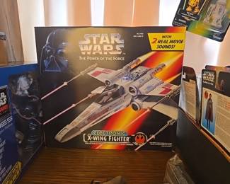 Unopened Star Wars electronic X-Wing Fighter 