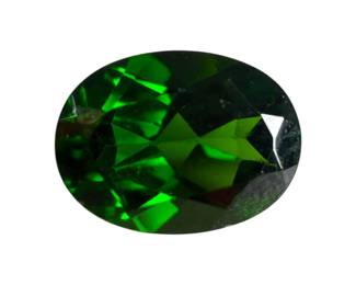 1pt40 Genuine Oval Green Tourmaline Gemstone