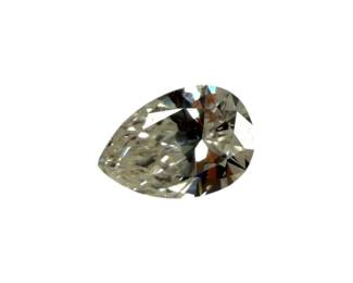 Genuine pt20 ct Pear Cut Diamond