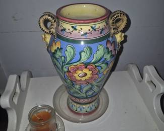 painted vase