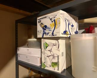 . . . brand new glassware
