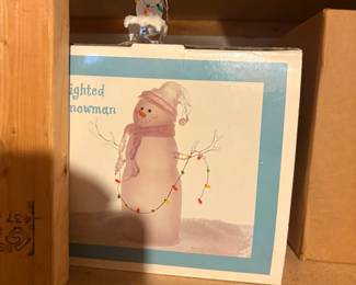 . . . Christmas snowman