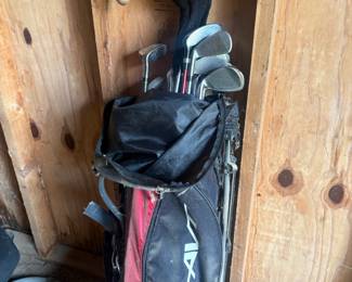 . . . golf clubs