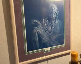 . . . Mary and crucified Christ