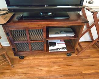 Industrial style TV stand