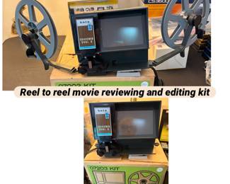 Reel to Reel movie review and editing equipment 