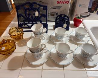 Corelle cup and saucer set