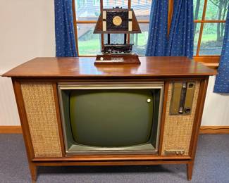 Mid-Century Modern Console TV