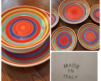 Italian pasta bowls