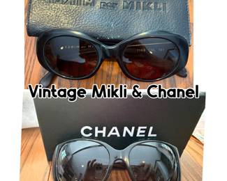 Mikli and Chanel sunglasses