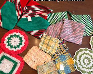 Grandma’s pot holders
