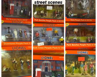 Huge collection of accessories for Lionel train set