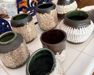 More hand made pottery 