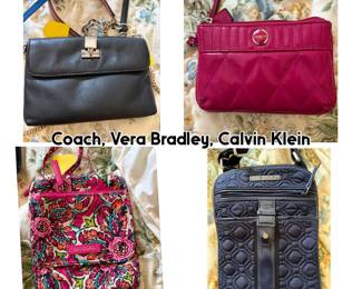 Coach, Calvin Klein, Vera Bradley