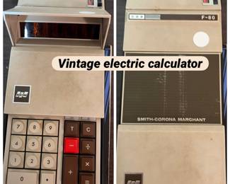 vintage Smith-Corona electric calculator
