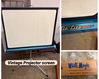 Vintage Projector screen - Da-lite Challenger