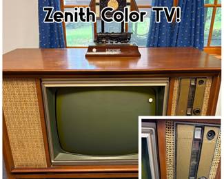 Zenith vintage tv