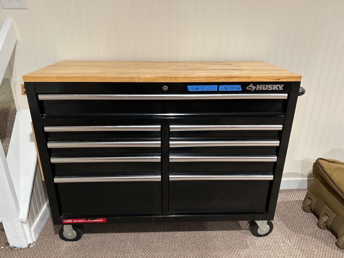 Tool chest with contents