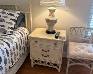 Ficks Reed King Bedroom Suite, Tall Dresser, long Dresser, two nighstands and king headboard