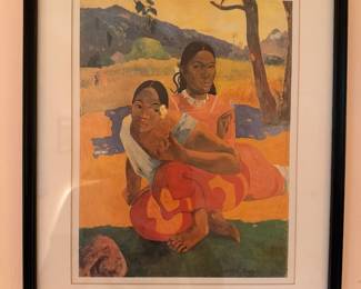 Paul Gauguin Frames Print s When Will You Marry? (Nafea faa ipoipo