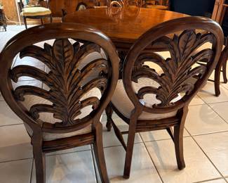 60” American Furniture Pedestal Table and