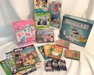 Assorted Puzzles, Games And Card Decks