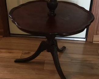 Vintage Twotier Mahogany Table