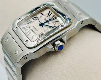 Cartier Santos Automatic Stainless Steel Watch