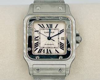 Cartier Santos Automatic Stainless Steel Watch