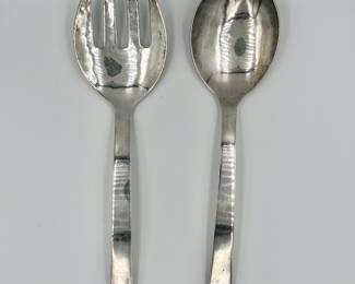 Sterling silver fork and spoon set