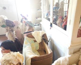 Vintage doll carriage