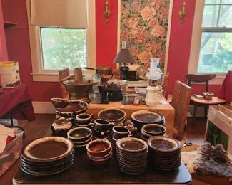 Pfaltzgraff dishes & vintage items