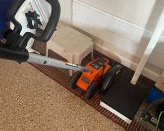 ASSORTED YARD AND HOUSEHOLD TOOLS