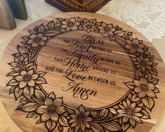 LAZY SUSAN W/ PRAYER