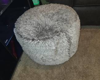 Furry Ottoman