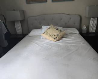 Queen Mattress Set + Upholstered Headboard