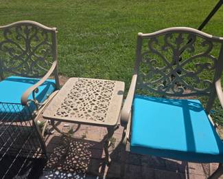 Chairs & Side Table for Patio Set (6 piece)