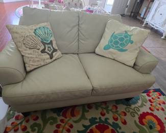 NATUZZI Italian Leather Love Seat