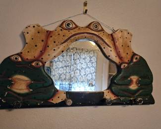 Wood Frog Mirror