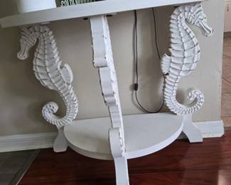 Sea Horse Half Moon Table
