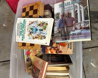 Miscellaneous books and travel chess