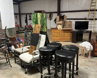 Barstools and chairs
