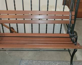 Iron bench