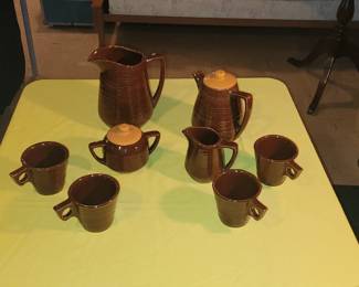 McCoy Pottery beverage/coffee set