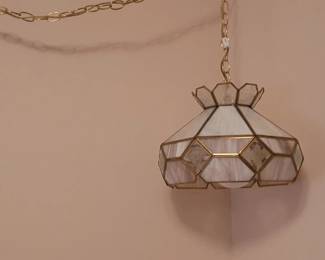 Vintage swag lamp