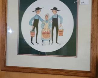 P. Buckley Moss signed print
