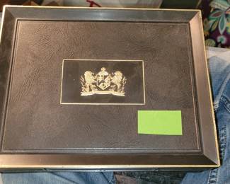 House of Windsor hard plastic cigar box