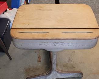 Antique school desk